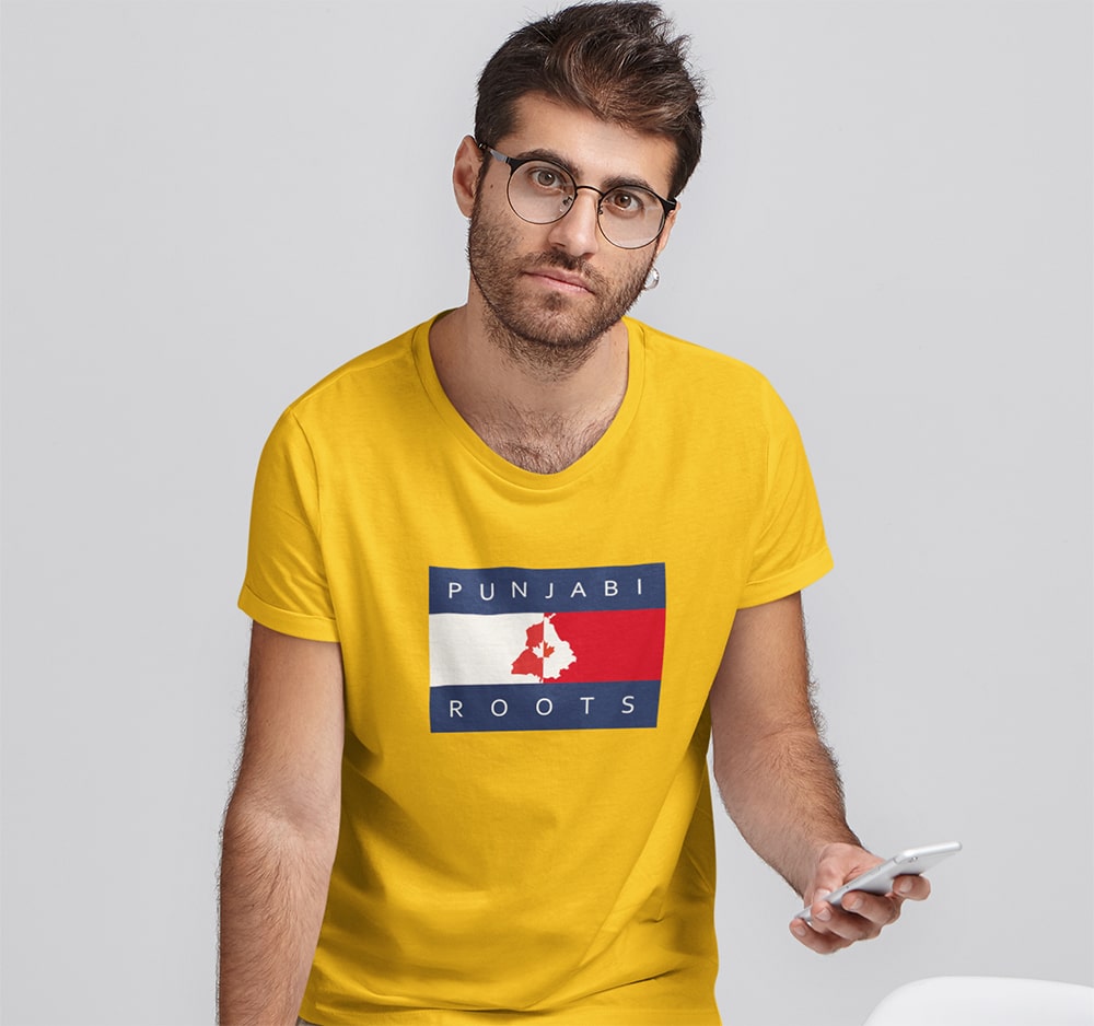Buy Punjabi Roots Custom Printed T Shirt Online For Men India – Punjabi ...