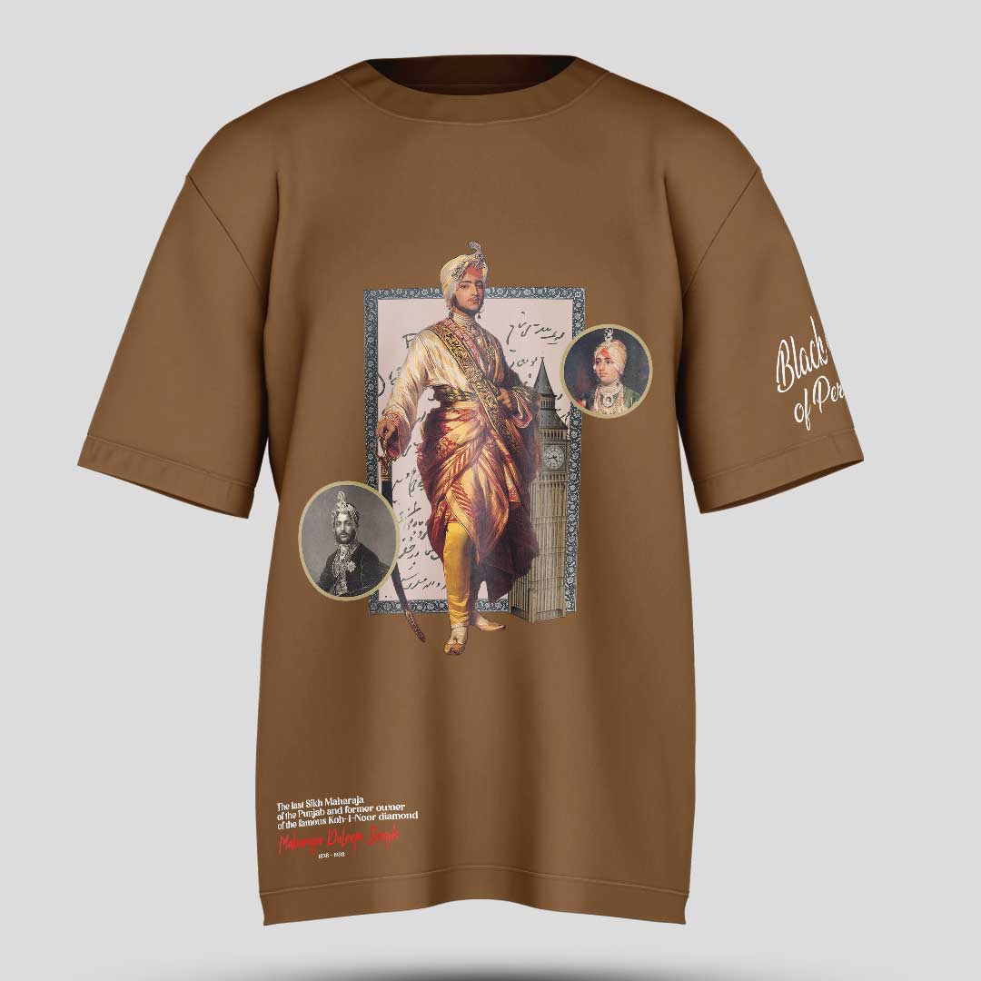 Buy Maharaja Duleep Singh Oversized T Shirt Online For Men India ...