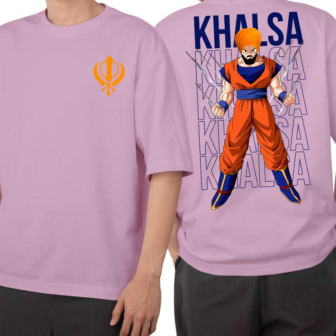 Khalsa - Anime Oversized T shirt