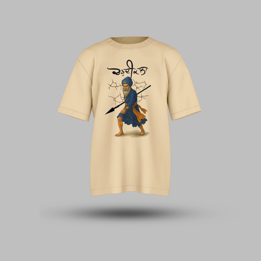 Nihang Singh Chardi Kala Oversized T Shirt