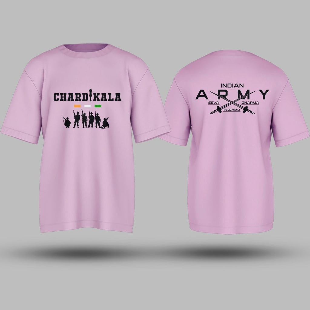 Indian Army Chardikala Oversized T Shirt