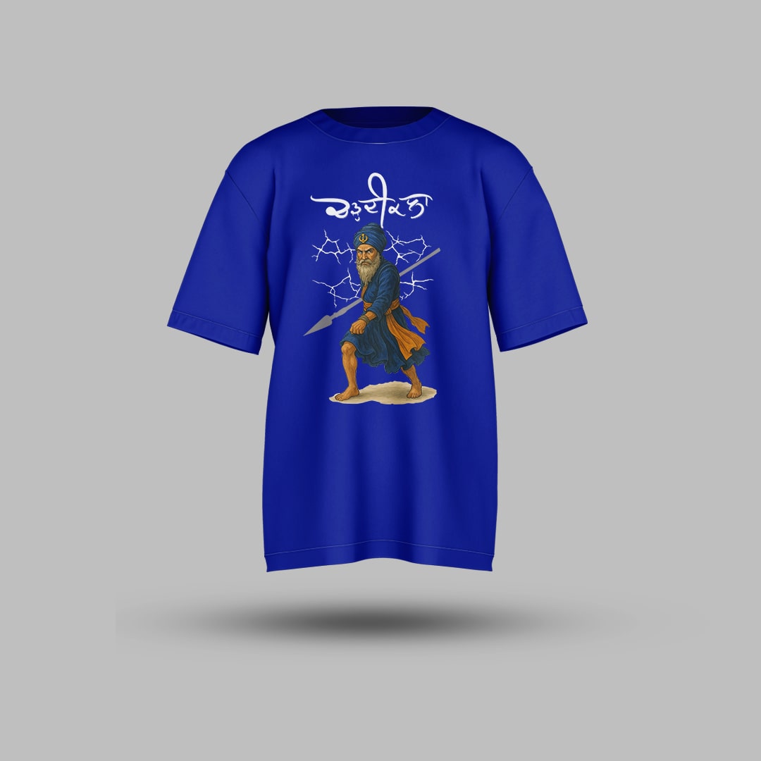 Nihang Singh Chardi Kala Oversized T Shirt