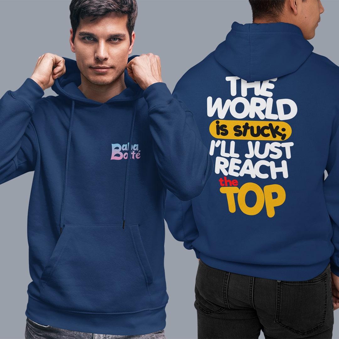 Reach The Top  Men Hoodie