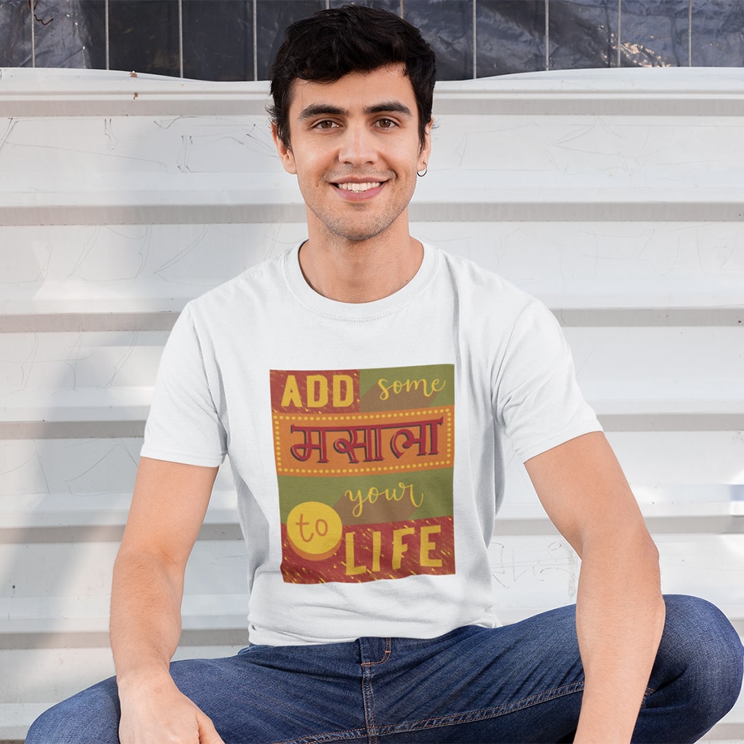 Add Some Masala- Men T Shirt