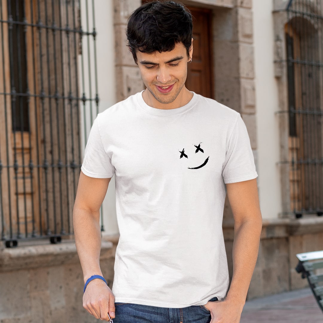 Smile- Men T Shirt