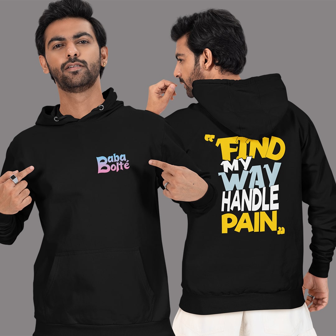 Handle Pain Men Hoodie