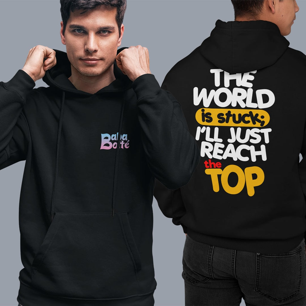 Reach The Top  Men Hoodie