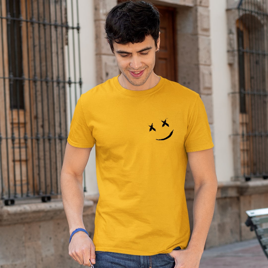 Smile- Men T Shirt