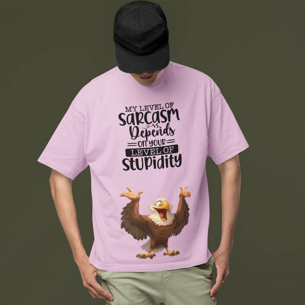 My Level Of Sarcasm Oversized T Shirt