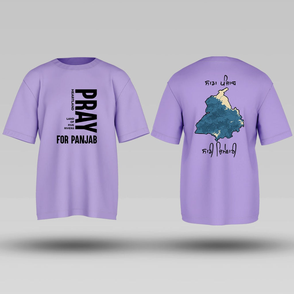 Pray for Punjab  Oversized T-shirt