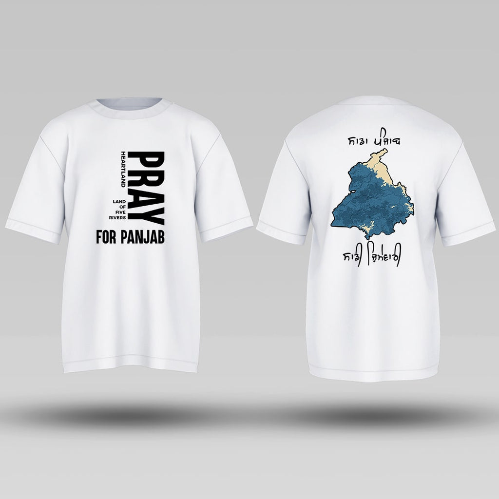 Pray for Punjab  Oversized T-shirt