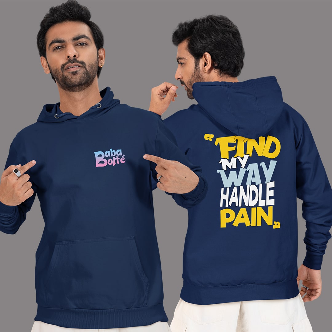 Handle Pain Men Hoodie