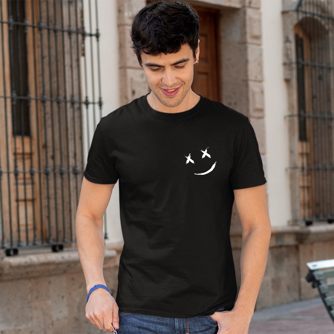 Smile- Men T Shirt