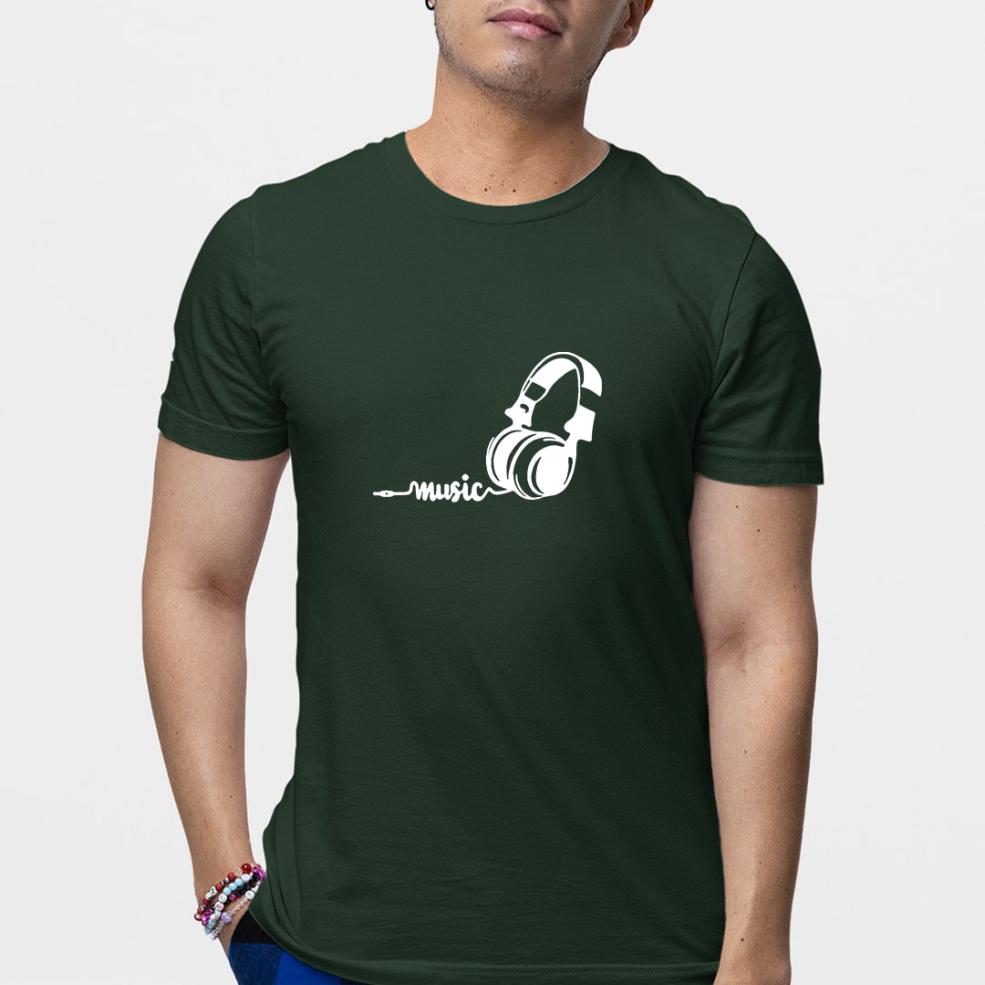 Headphone - Men T Shirt