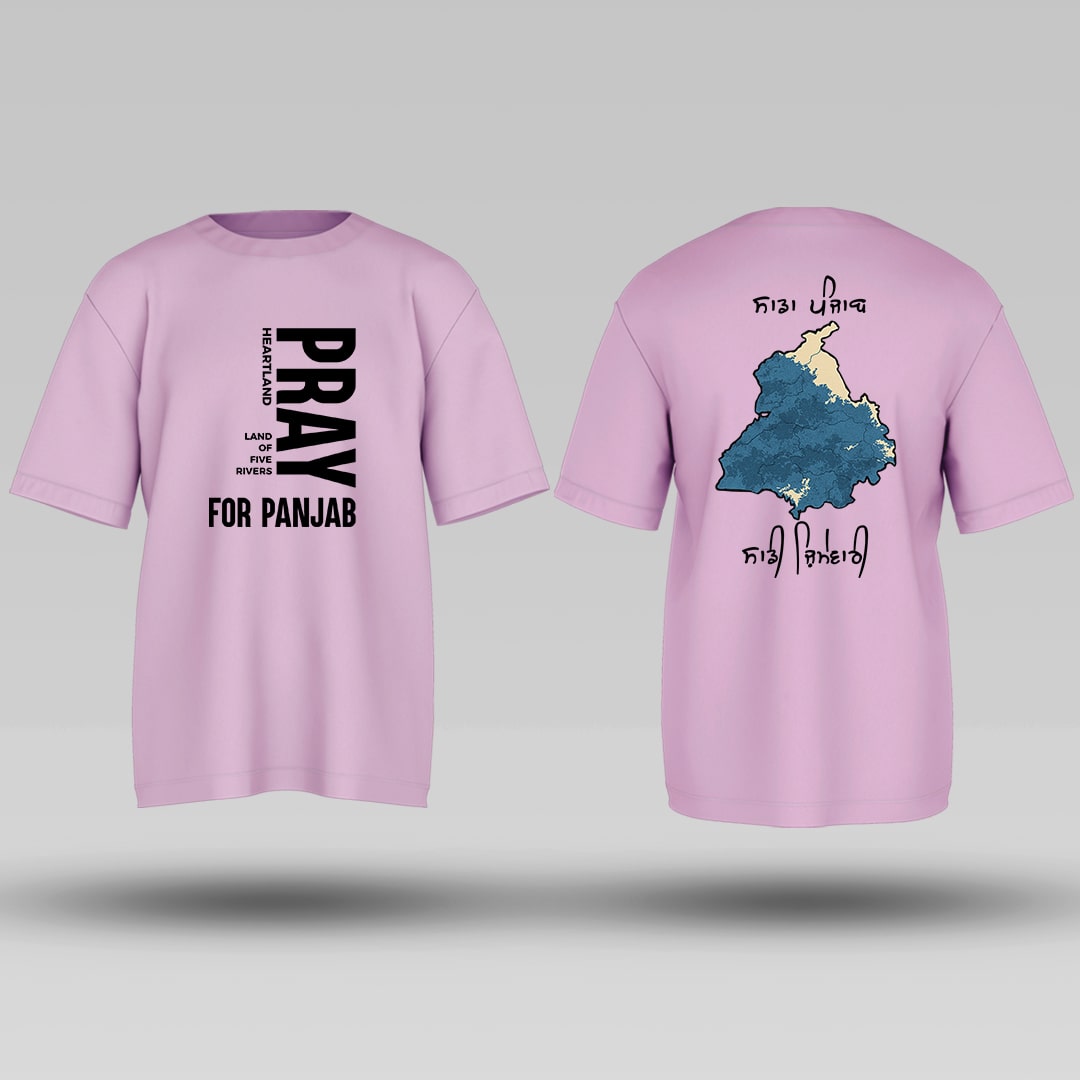 Pray for Punjab  Oversized T-shirt