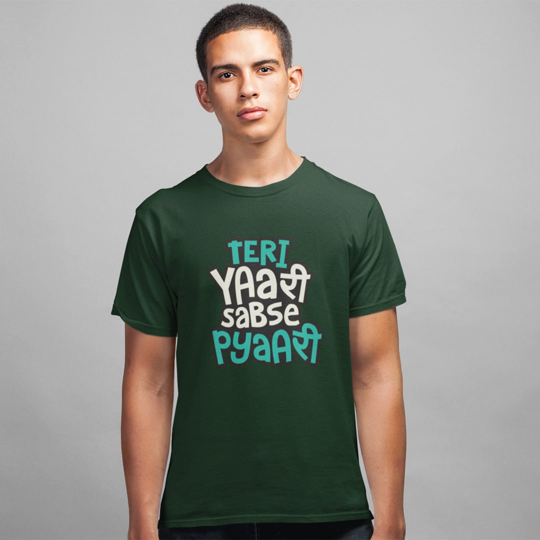 Teri Yaari Sabse Pyaari- Men T Shirt