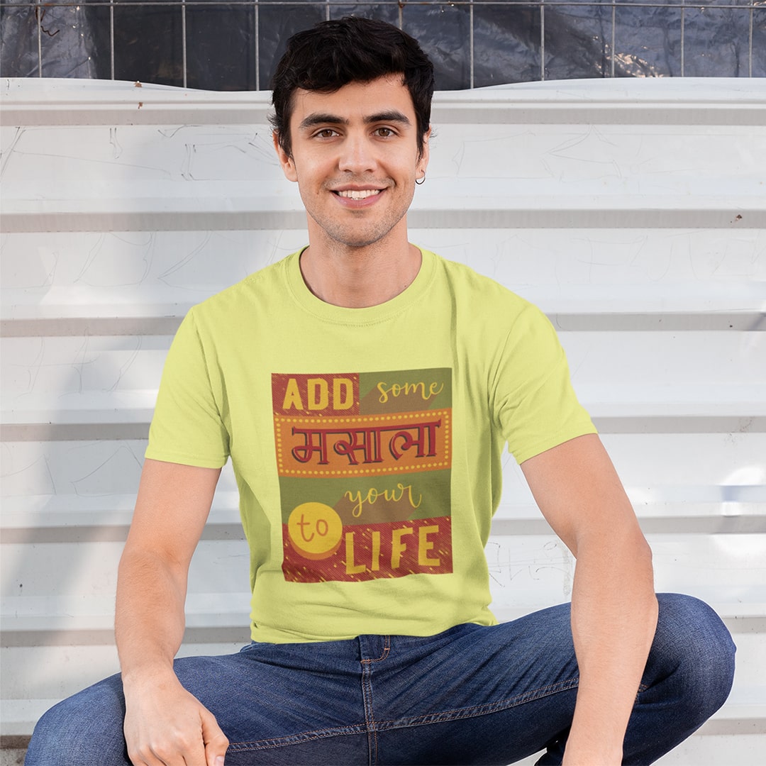 Add Some Masala- Men T Shirt