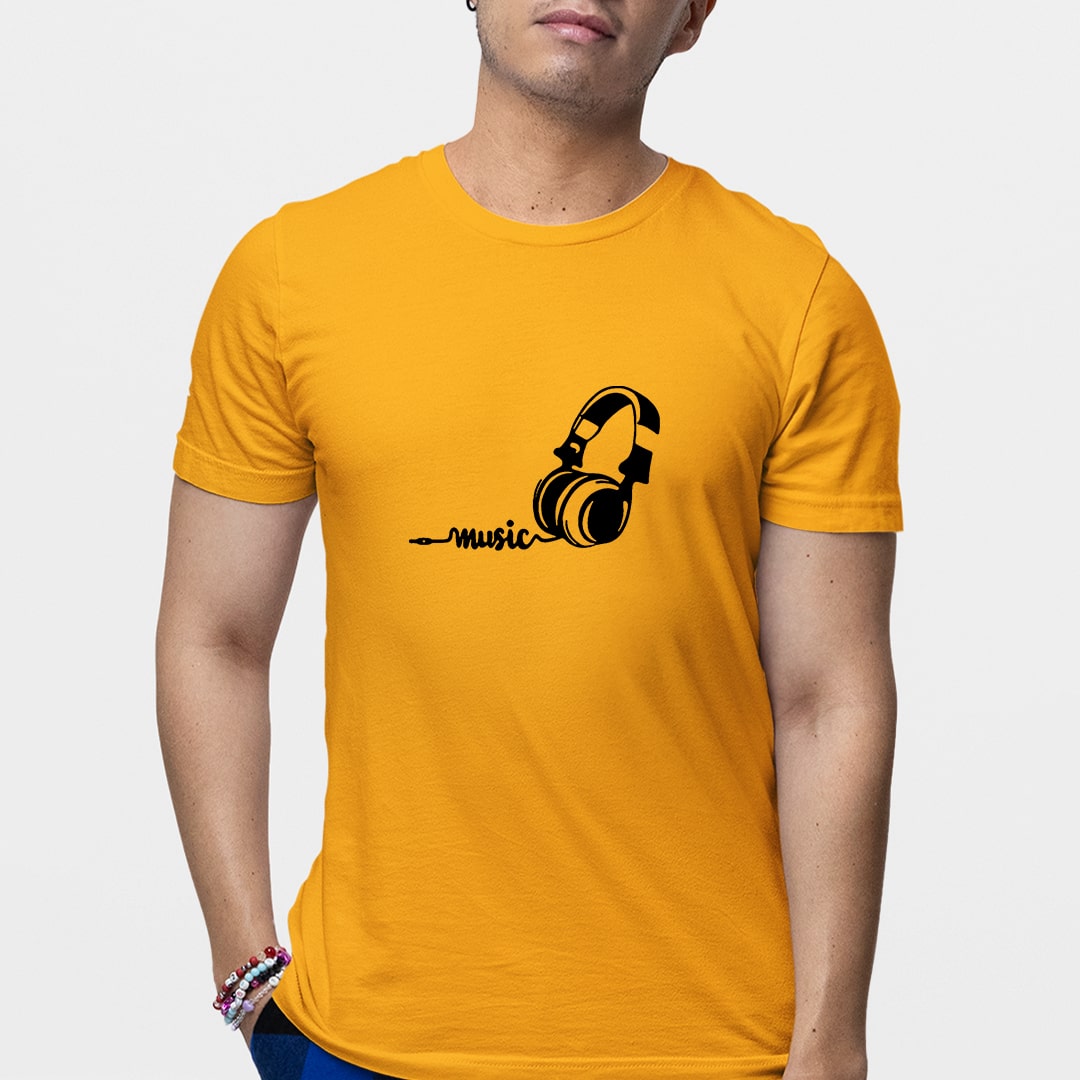 Headphone - Men T Shirt