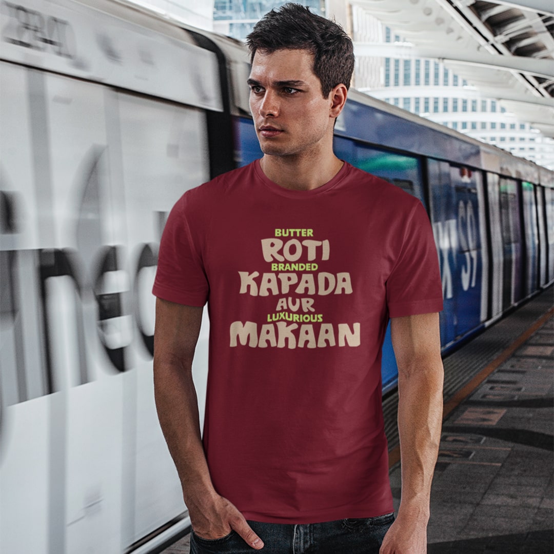 Roti Kapada Makaan- Men T Shirt