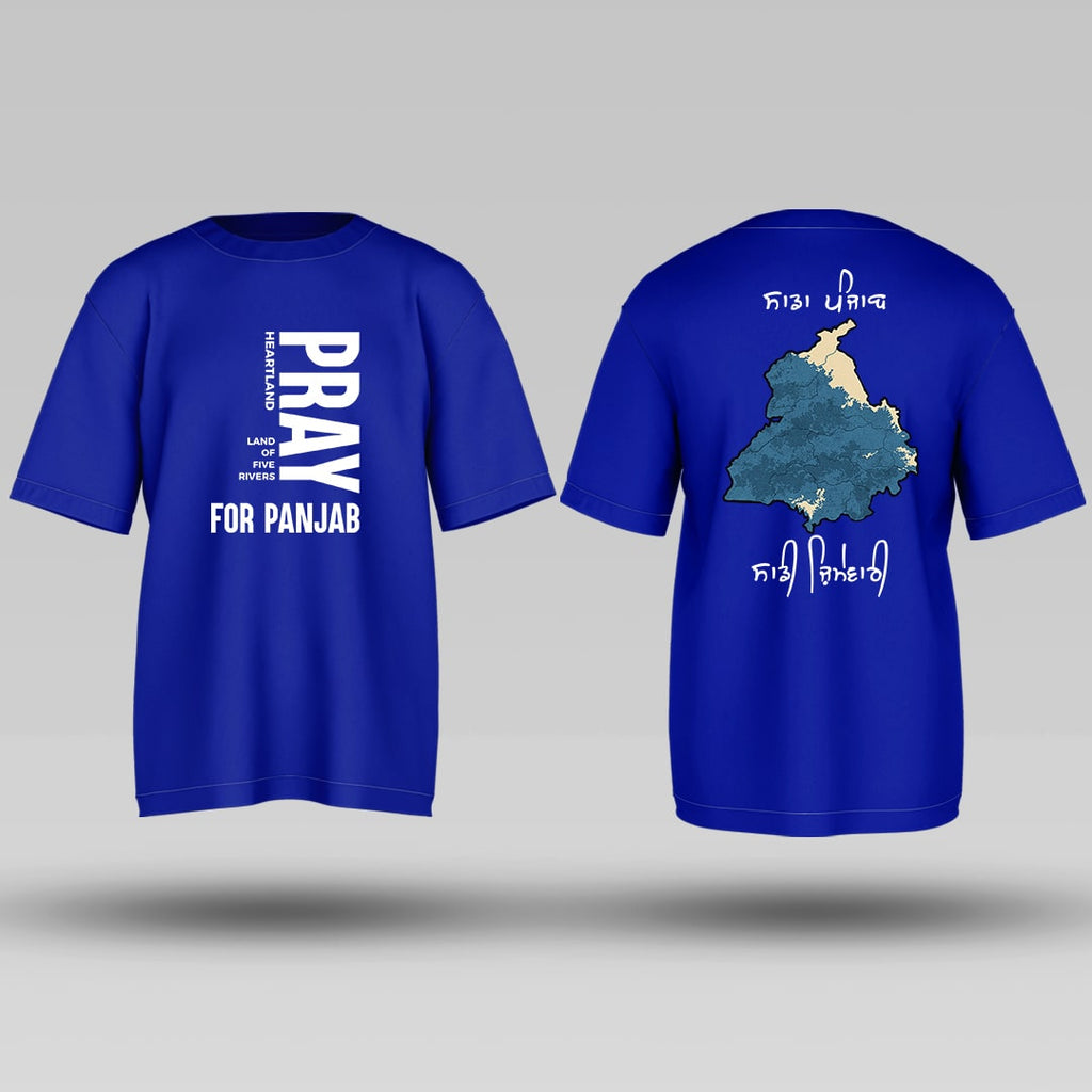 Pray for Punjab  Oversized T-shirt