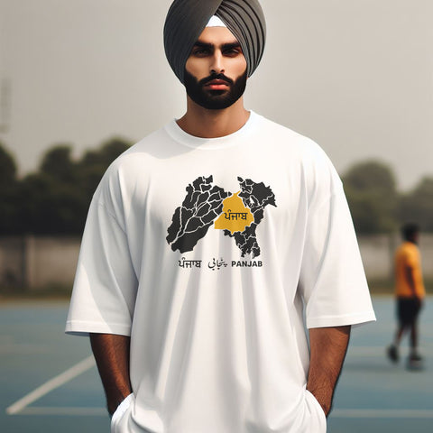 Sanjha Punjab Oversized T Shirt