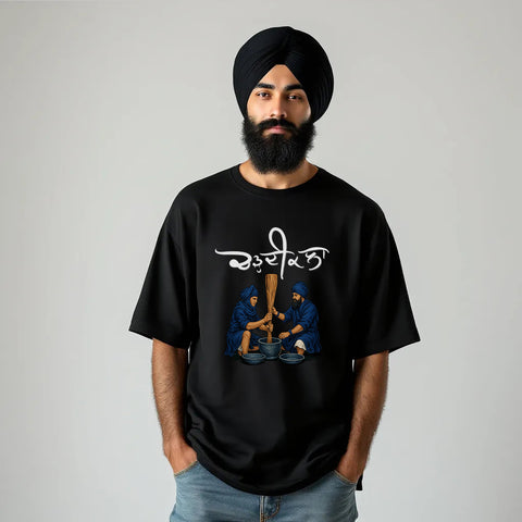 ChardiKala Nihang Singh Oversized T Shirt