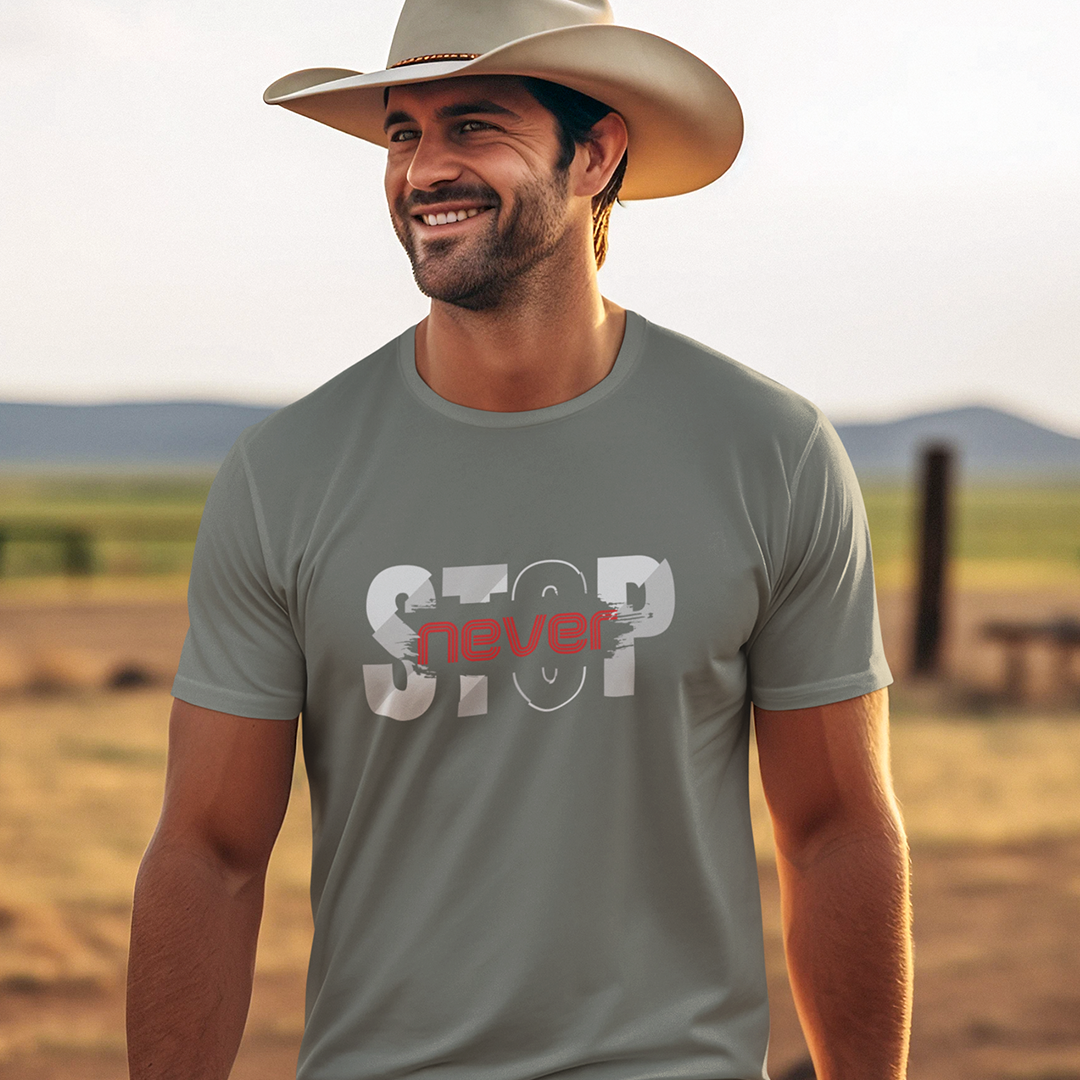 Never Stop - Men T Shirt