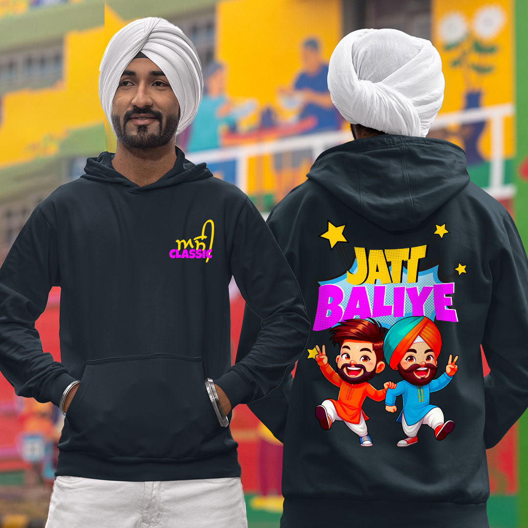 Assi Classic Jatt Baliye Men Punjabi Hoodie