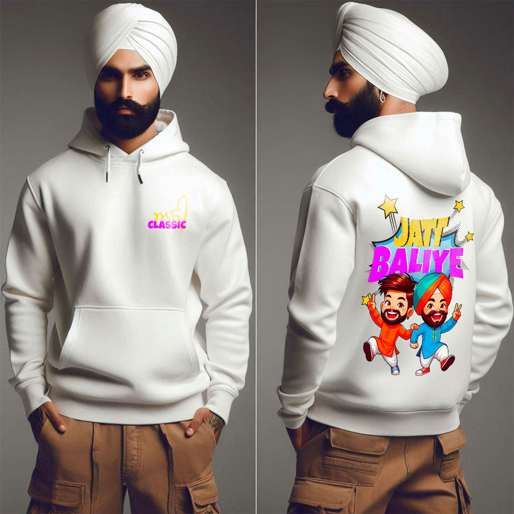 Assi Classic Jatt Baliye Men Punjabi Hoodie