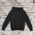 plain black hoodie