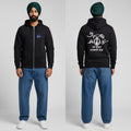 Khalsa Flag - Hum Rakhat Patshahi Dawa Punjabi Zipper Hoodie