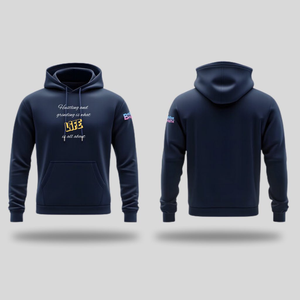 Hustling And Grinding Men Hoodie