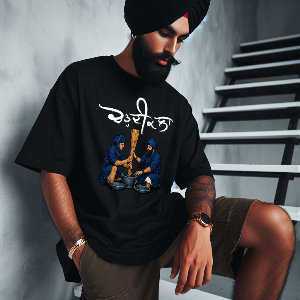 Chardi Kala Nihang Singh Oversized T Shirt