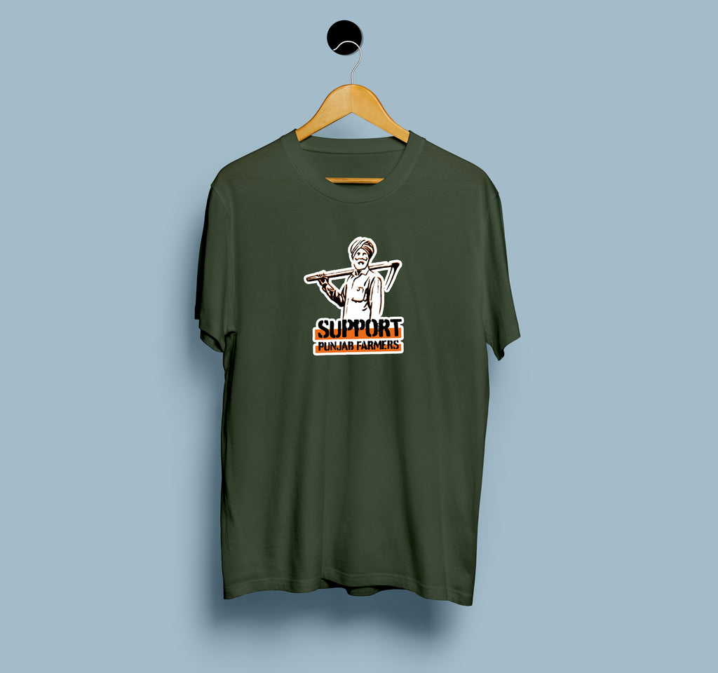 Support Punjab Farmers - Men T Shirts