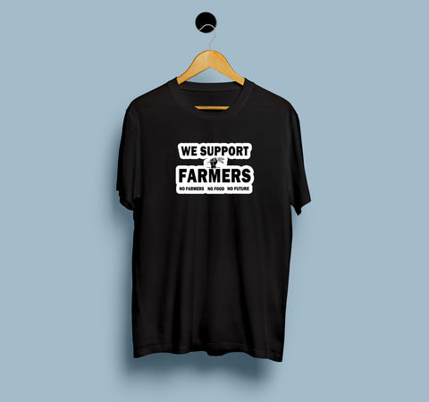 We Support Farmers - Men Punjabi T Shirts