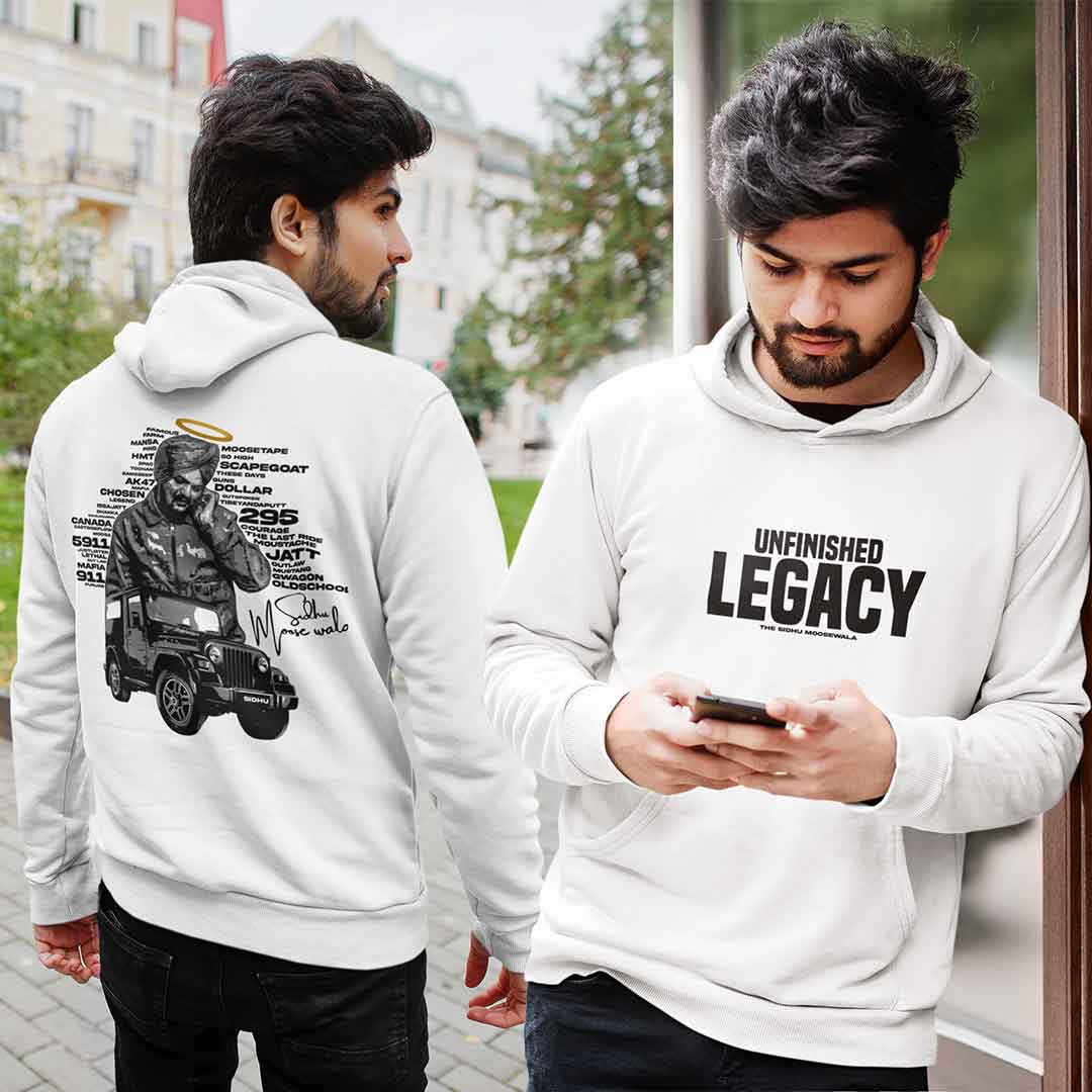 Unfinished Legacy Sidhu Moose Wala Hoodie