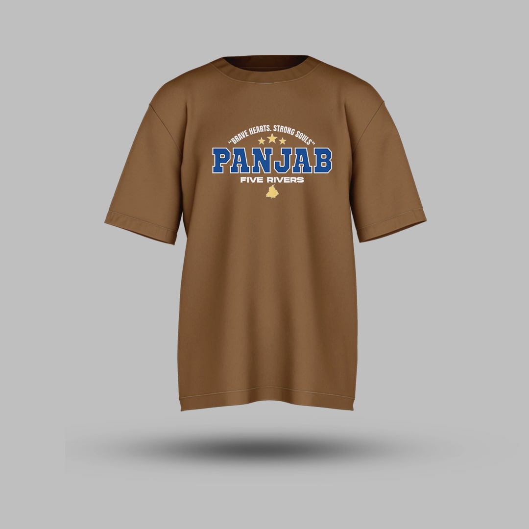 Panjab Five Rivers Oversized T Shirt