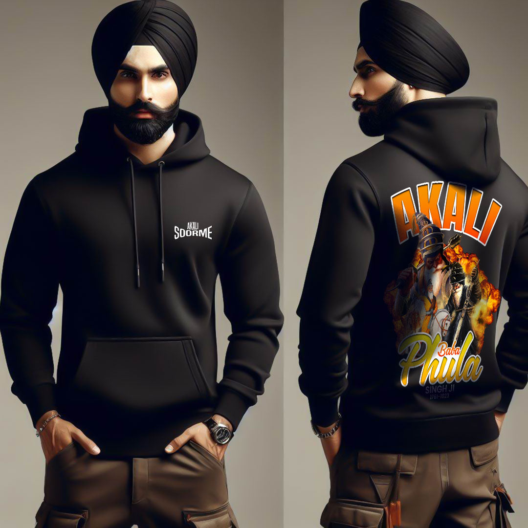 Akali Baba Phula Singh Ji Men Punjabi Hoodie