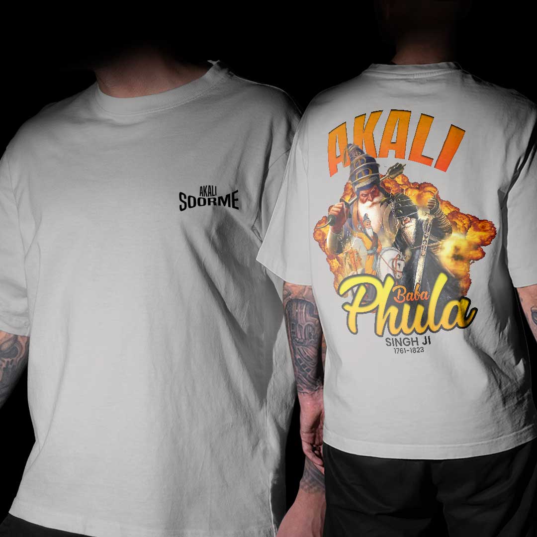 Buy Akali Baba Phula Singh Ji Oversized T Shirt Online For Men ...