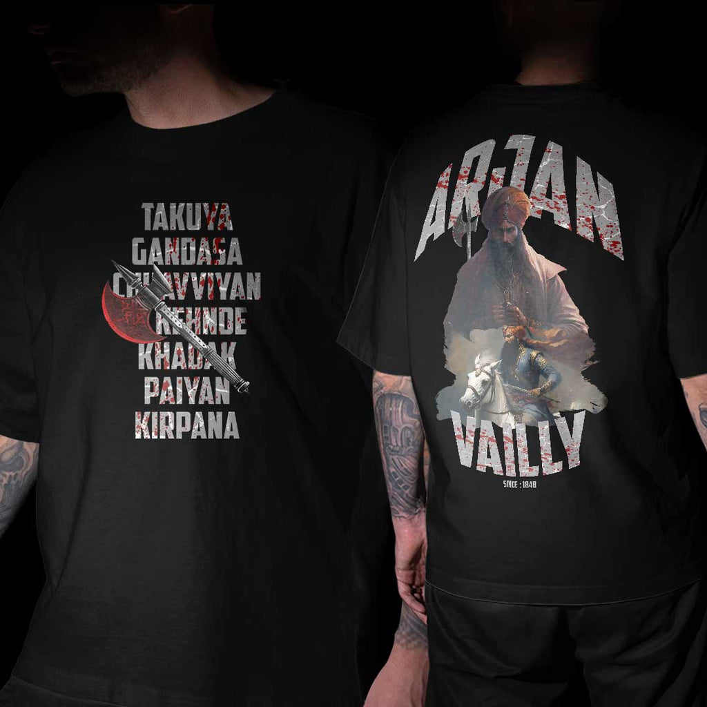 Arjan Vailly black Oversized T Shirt