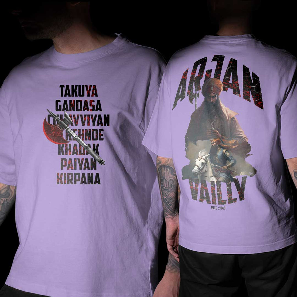 Arjan Vailly lavender Oversized T Shirt