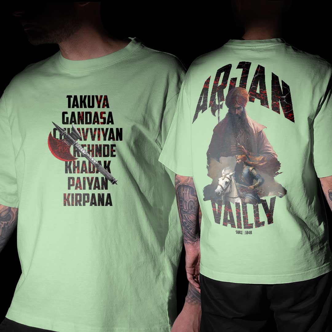 Arjan Vailly mint green Oversized T Shirt