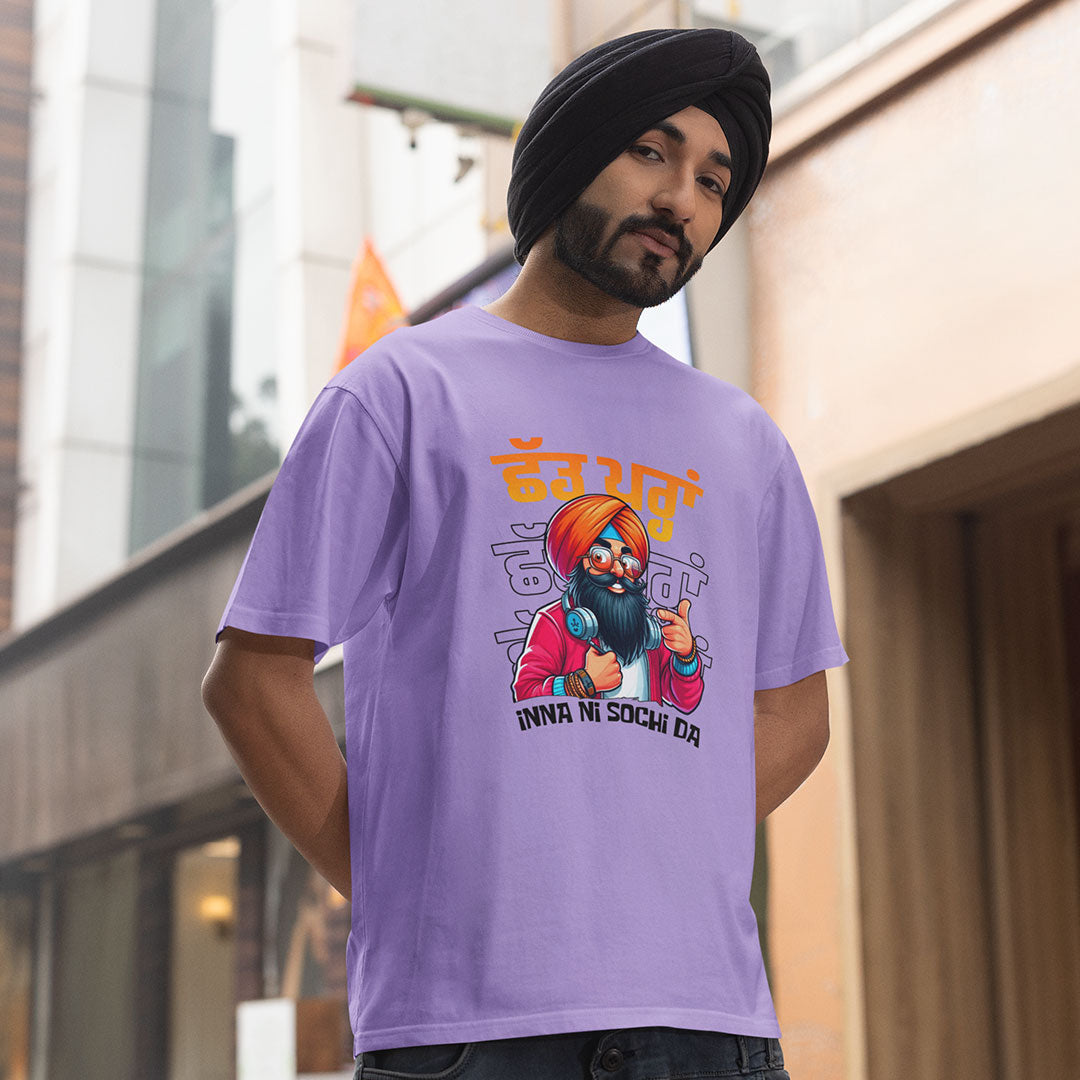 Chad Paran Inna Ni Sochi Da Punjabi Oversized T Shirt