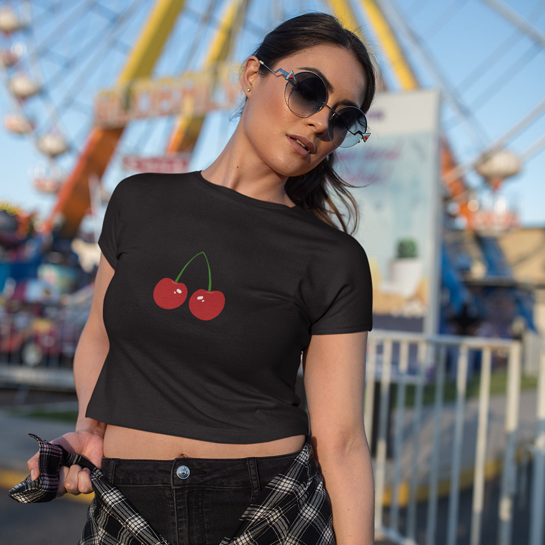 Cherry Crop Top