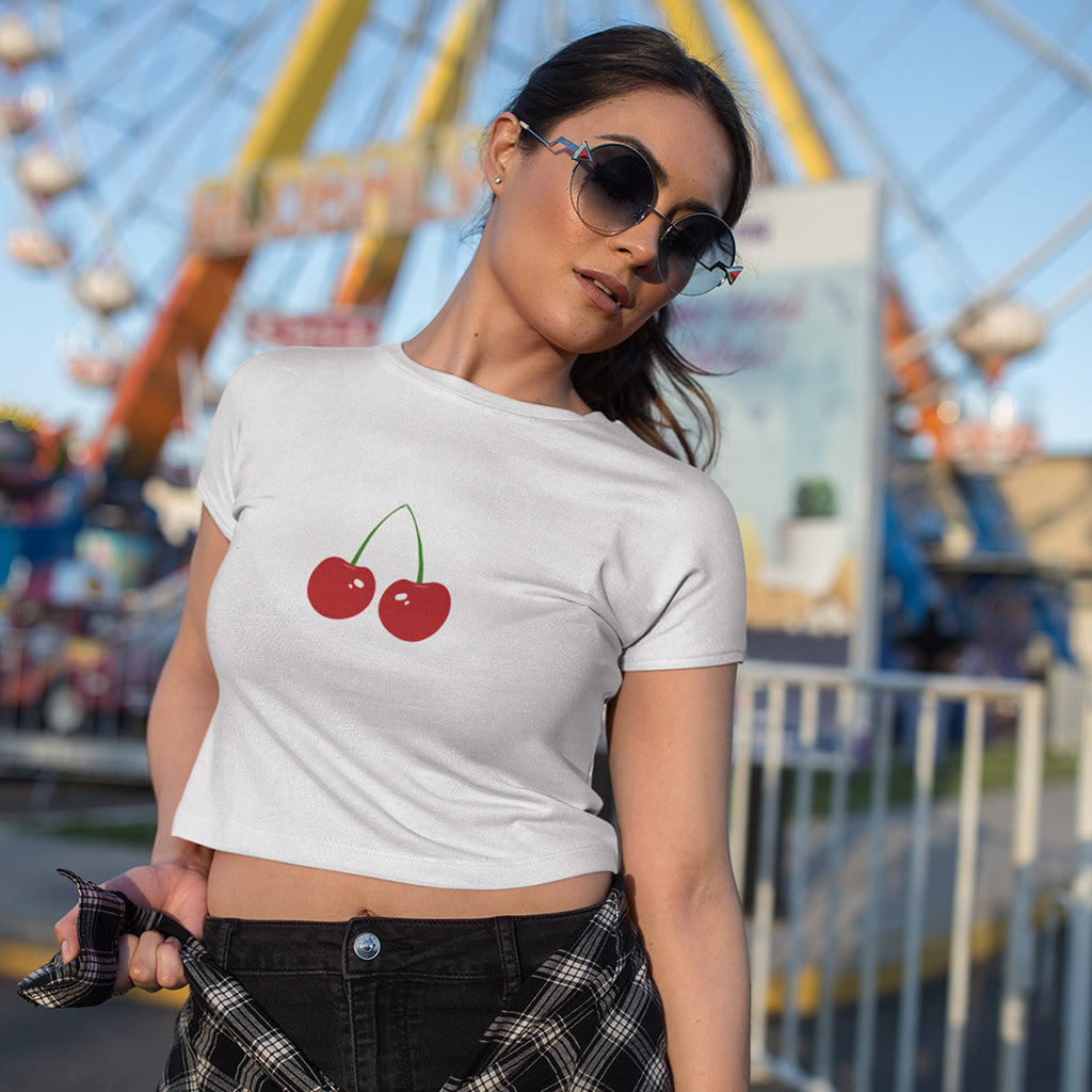 Cherry Crop Top