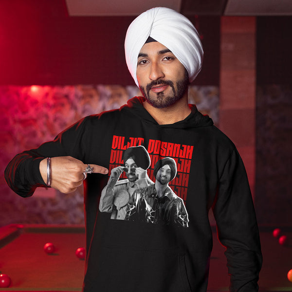 Diljit Dosanjh Hoodie - Show Your Love for the Legend - Punjabi Adda
