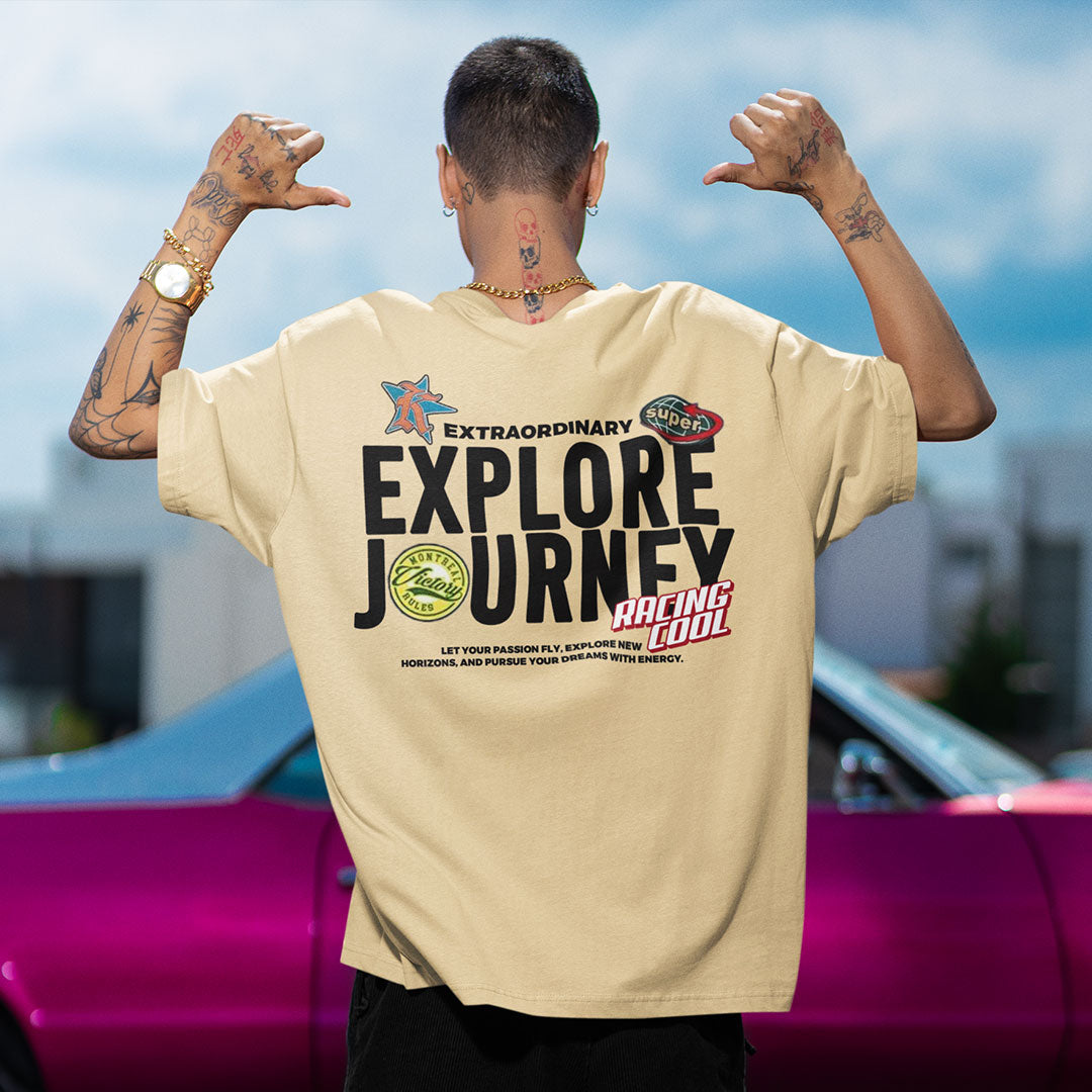 Explore Journey Oversized T Shirt