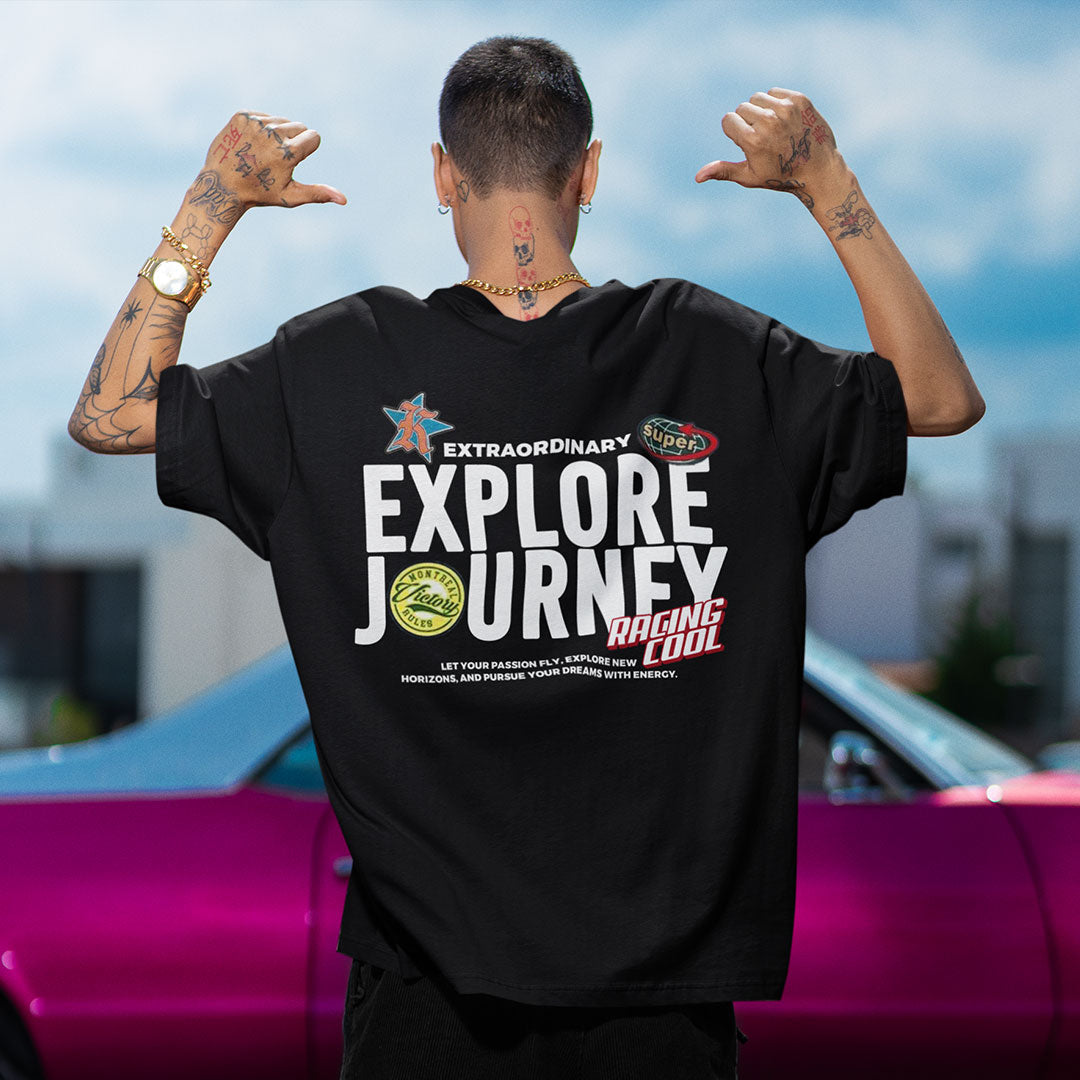 Explore Journey Oversized T Shirt