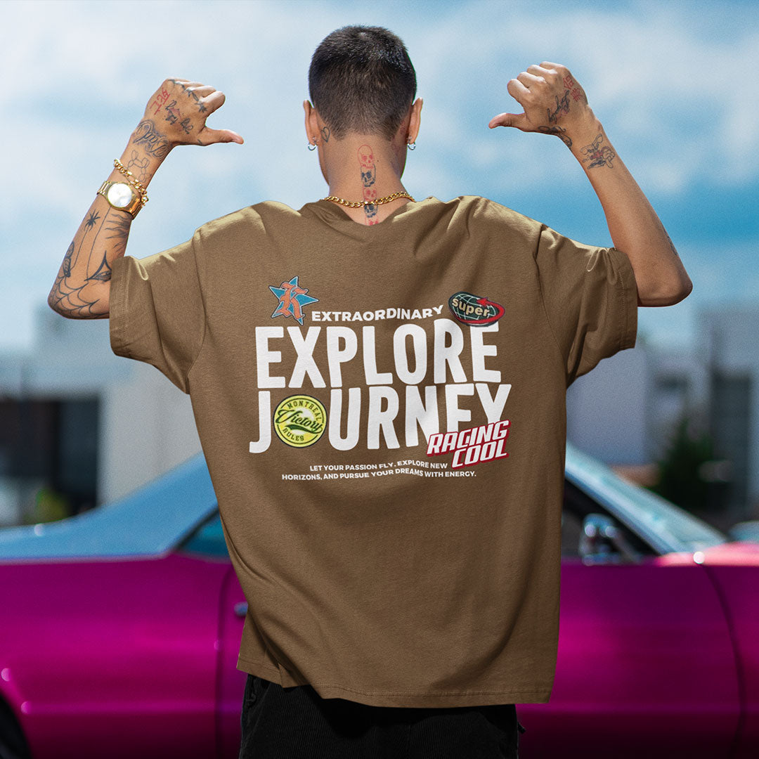 Explore Journey Oversized T Shirt