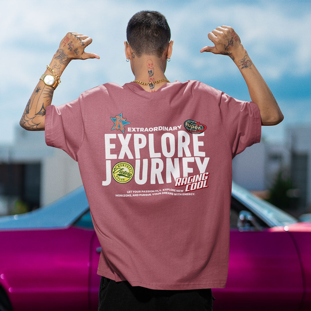 Explore Journey Oversized T Shirt